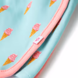 Kids' Shorts with Drawstring Children Toddler Pants Ice Cream Print Light Mint - 104