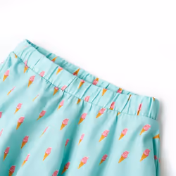 Kids' Skirt Girl's Skater Skirt Kids Short Skirt Ice Cream Print Light Mint - 104