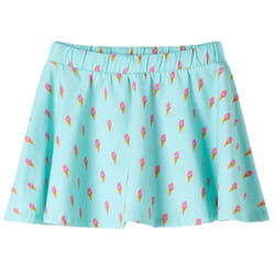 Kids' Skirt Girl's Skater Skirt Kids Short Skirt Ice Cream Print Light Mint - 116