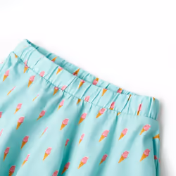 Kids' Skirt Girl's Skater Skirt Kids Short Skirt Ice Cream Print Light Mint - 116