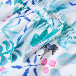 Kids' Dress Children' Dress Toddler Kids Girls' Dress Ecru and Dark Mint 92 - 104