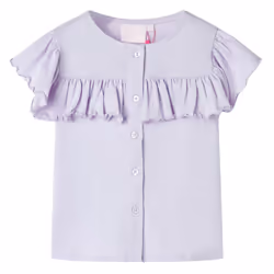 ) Kids' T-shirt Short Sleeves Tee Children T Shirt Toddler Top Medium Pink 104 - lila, 116 (5-6y