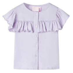) Kids' T-shirt Short Sleeves Tee Children T Shirt Toddler Top Medium Pink 104 - lila, 140 (9-10y