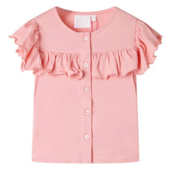 ) Kids' T-shirt Short Sleeves Tee Children T Shirt Toddler Top Medium Pink 104 - pink, 92 (1.5-2y