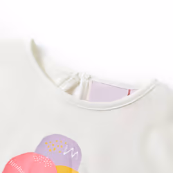 ) Kids' T-shirt Short Sleeves Children's Shirt Tee Toddler Top Clothes Ecru - 116 (5-6y