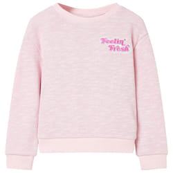 ) Kids' Sweatshirt Children Long Sleeves Pullover Clothes Kids' Top Light Lilac - 128 (7-8y