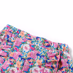 ) Kids' Shorts Elasticated Waistband Shorts Toddler Children's Pants Fuchsia - 92 (1.5-2y