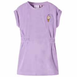 ) Kids' Dress Children' Dress Toddler School Casual Kids Girls' Short Dress Lila - 92 (1.5-2y