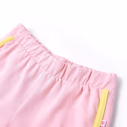 Kids' Shorts with Trim Children Pants Elasticated Waist Shorts Bright Pink - 128 - Additional view 2