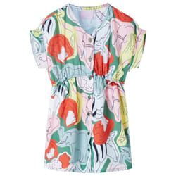 ) Kids' Dress Toddler Girls' Dress School Kids Children's Short Dress Green - 116 (5-6y