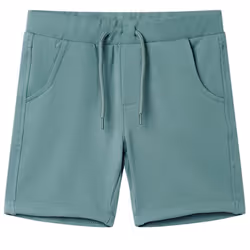 ) Kids' Shorts with Drawstring Children's Pants Kids Elasticated Waist Shorts - petrol, 116 (5-6y