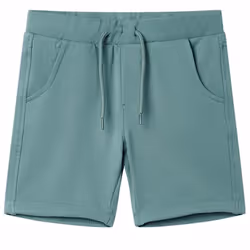 ) Kids' Shorts with Drawstring Children's Pants Kids Elasticated Waist Shorts - petrol, 128 (7-8y