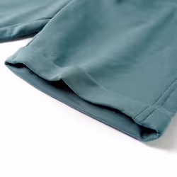 ) Kids' Shorts with Drawstring Children's Pants Kids Elasticated Waist Shorts - petrol, 128 (7-8y
