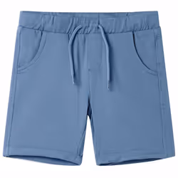 ) Kids' Shorts with Drawstring Children's Pants Kids Elasticated Waist Shorts - blue, 116 (5-6y
