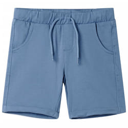 ) Kids' Shorts with Drawstring Children's Pants Kids Elasticated Waist Shorts - blue, 116 (5-6y