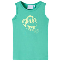 ) Kids' Tank Top Sleeveless Children's Camisole Undershirt Vest Kids' Clothes - green, 104 (3-4y