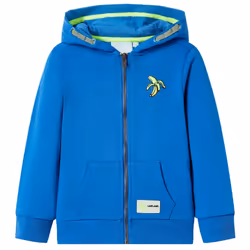 ) Kids' Hooded Sweatshirt with Zip Toddler Kid Children's Zip up Hoodie Jacket - blue, 92 (1.5-2y