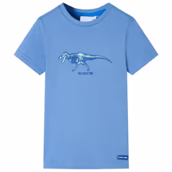Kids' T-shirt Long Sleeves Children's T Shirt Tee Kids' Top Dinosaur Print - blue, 104