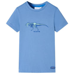 Kids' T-shirt Long Sleeves Children's T Shirt Tee Kids' Top Dinosaur Print - blue, 104