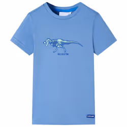 Kids' T-shirt Long Sleeves Children's T Shirt Tee Kids' Top Dinosaur Print - blue, 116