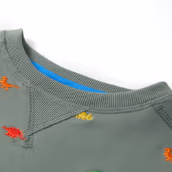 ) Kids' Sweatshirt Children Long Sleeves Toddler Pullover Kids' Clothes Khaki - 92 (1.5-2y