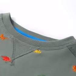 ) Kids' Sweatshirt Children Long Sleeves Toddler Pullover Kids' Clothes Khaki - 116 (5-6y