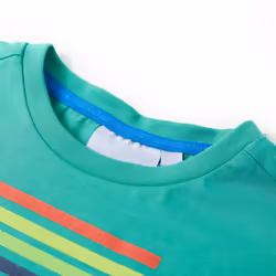 ) Kids' T-shirt Short Sleeves Children's T Shirt Tee Toddler Top Surf Print Neon - green, 92 (1.5-2y