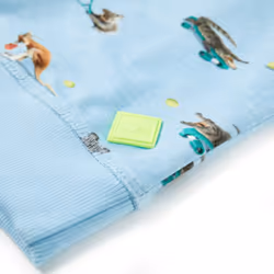 ) Kids' Sweatshirt Children Long Sleeves Pullover Kids' Top Light Blue Melange - 128 (7-8y