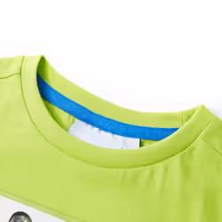 ) Kids' T-shirt with Short Sleeves Tee Children's T Shirt Toddler Top Clothes - lime, 116 (5-6y - Additional view 2