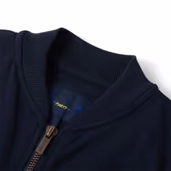 ) Kids' Sweatshirt with Zip Children Toddler Pullover Kids' Sweatshirt Navy - 116 (5-6y - Additional view 2