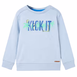 ) Kids' Sweatshirt Toddler Children's Long Sleeves Pullover Kids' Top Clothes - blue, 104 (3-4y