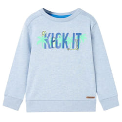 ) Kids' Sweatshirt Toddler Children's Long Sleeves Pullover Kids' Top Clothes - blue, 104 (3-4y