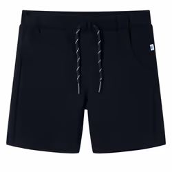 ) Kids' Shorts with Drawstring Children Pants Elasticated Waist Shorts Navy - 116 (5-6y