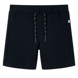 ) Kids' Shorts with Drawstring Children Pants Elasticated Waist Shorts Navy - 116 (5-6y