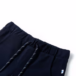 ) Kids' Shorts with Drawstring Children Pants Elasticated Waist Shorts Navy - 116 (5-6y