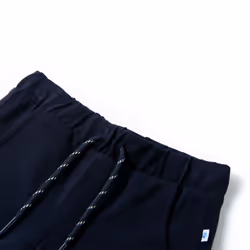 ) Kids' Shorts with Drawstring Children Pants Elasticated Waist Shorts Navy - 140 (9-10y