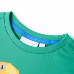 ) Kids' T-shirt Short Sleeves Children's T Shirt Toddler Tee Kids Top Lion Print - green, 92 (1.5-2y