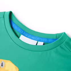 ) Kids' T-shirt Short Sleeves Children's T Shirt Toddler Tee Kids Top Lion Print - green, 140 (9-10y