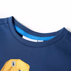 ) Kids' T-shirt Short Sleeves Children's T Shirt Toddler Tee Kids Top Lion Print - blue, 140 (9-10y