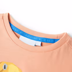 ) Kids' T-shirt Short Sleeves Children's T Shirt Toddler Tee Kids Top Lion Print - orange, 116 (5-6y