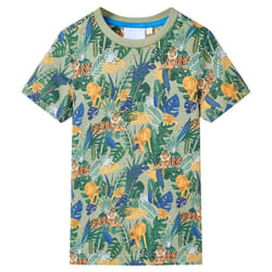 ) Kids' T-shirt with Short Sleeves Tee Toddler Children T Shirt Multicolour 128 - 116 (5-6y