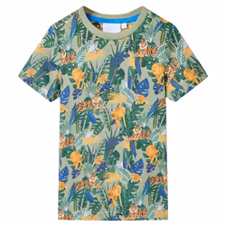 ) Kids' T-shirt with Short Sleeves Tee Toddler Children T Shirt Multicolour 128 - 140 (9-10y