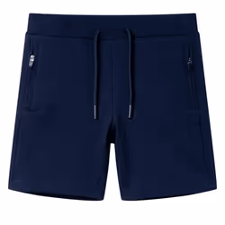 ) Kids' Shorts Kids Elasticated Waistband Shorts Toddler Children's Pants Navy - 104 (3-4y