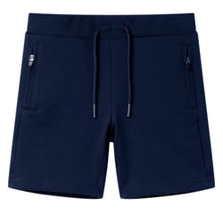 ) Kids' Shorts Kids Elasticated Waistband Shorts Toddler Children's Pants Navy - 104 (3-4y