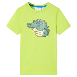 ) Kids' T-shirt Short Sleeves Toddler Children's Shirt Kids' Top Clothes Tee - lime, 116 (5-6y