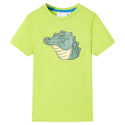 ) Kids' T-shirt Short Sleeves Toddler Children's Shirt Kids' Top Clothes Tee - lime, 140 (9-10y