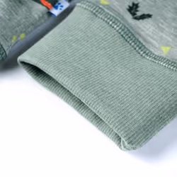 ) Kids' Sweatshirt Children Long Sleeves Pullover Top Light Khaki Melange 128 - 140 (9-10y