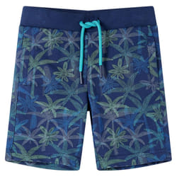 ) Kids' Shorts with Drawstring Children's Pants Elasticated Waist Shorts Navy - 116 (5-6y