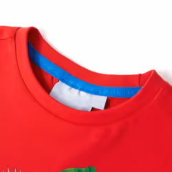 ) Kids' T-shirt Short Sleeves Tee Children's T Shirt Toddler Kids' Top Red 92 - red, 92 (1.5-2y