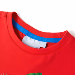 ) Kids' T-shirt Short Sleeves Tee Children's T Shirt Toddler Kids' Top Red 92 - red, 128 (7-8y